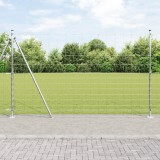 vidaXL Gard de c&acirc;mp 1,5 x 50 m din oțel galvanizat