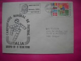 HOPCT PLIC NR 1737 CAMPIONATUL MONDIAL DE FOTBAL ITALIA 1990 SPORT -TARGU MURES -ROMANIA