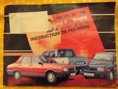 Dacia, brosura Instructiuni foto