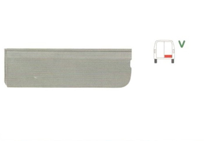 Panou reparatie usa Ford TRANSIT (V184/5), 05.2000-04.2006; Transit/Tourneo (V347/8) 05.2006-04.2013 Model cu 2 usi spate, partea dreapta, inferior,
