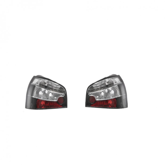 Set stopuri tuning AUDI A3 (8L), 01.1996-12.1999, Taiwan, partea stanga+dreapta, LED; negru, transparent;