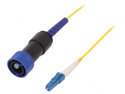 Patch Cord Fibră Optică Simplex Monomod Tip Baionetă foto