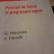 PRINCIPII DE LOGICA SI PROGRAMARE LOGICA - G. METAKIDES, A. NERODE, 1998, 283 P