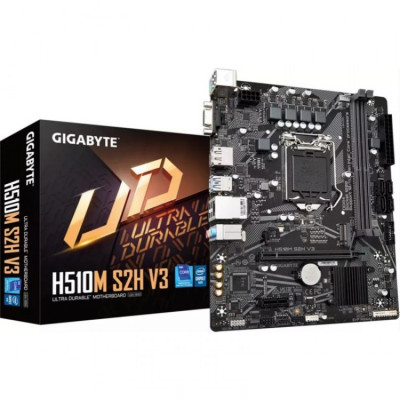 Placa de baza Gigabyte H510M S2H V3, microATX, LGA1200, Intel H510M foto