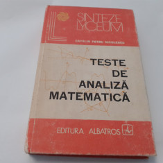 TESTE DE ANALIZA MATEMATICA CATALIN PETRU NICOLESCU--RF10/1