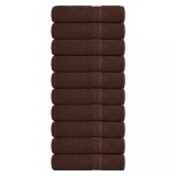 vidaXL Prosoape de duș 10 buc maro 70x140 cm 360 g/m&sup2; 100% bumbac