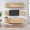 vidaXL Set dulap TV, 8 piese, stejar sonoma, lemn prelucrat 3188673