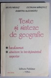 Teste si sinteze de geografie - S. Negut, O. Mandrut