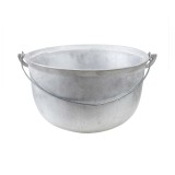Ceaun tuci aluminiu alimentar, capacitate 20L, fund rotund / EXT 8055