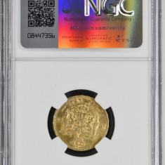 Moneda AUR - 20 lei 1883 , Cerificata si gradata de NGC - AU Detaills