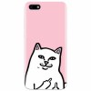 Husa silicon pentru Huawei Y5 2018, White Cat