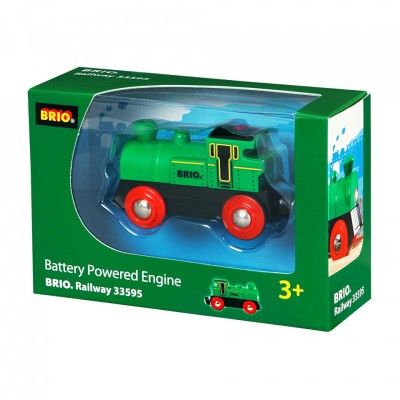 Brio - Locomotiva Mica Verde Cu Baterii foto