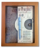 Set carnet si pix - Be Natural! - Albastru | Paper Art