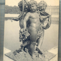 AD 457 C. P. VECHE -PARC DE VERSAILLES-LE PARTERRE D'EAU-GROUPE D'ENFANTS-FRANTA