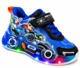 Cumpara ieftin Pantofi sport cu lumini LED, Model Carting, Albastru (Marime Disponibila: