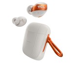 Cumpara ieftin Casti bluetooth TCL True Wireless, Alb Orange - RESIGILAT