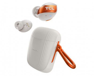 Casti bluetooth TCL True Wireless, Alb Orange - RESIGILAT foto