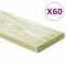 Plăci de pardoseală 60 buc. 7,2 m&sup2; 1 m, lemn masiv pin tratat