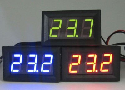 Termometru digital 12V acvariu moto barca auto rulota -50 110grC foto