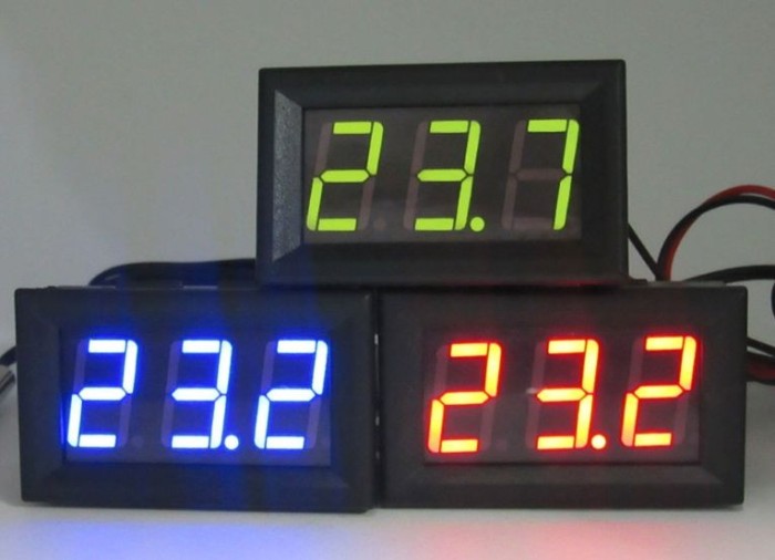 Termometru digital 12V acvariu moto barca auto rulota -50 110grC