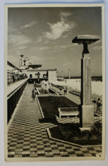 CONSTANTA - PLAJA MAMAIA , CARTE POSTALA ILUSTRATA , MONOCROMA , NECIRCULATA , PERIOADA INTERBELICA foto