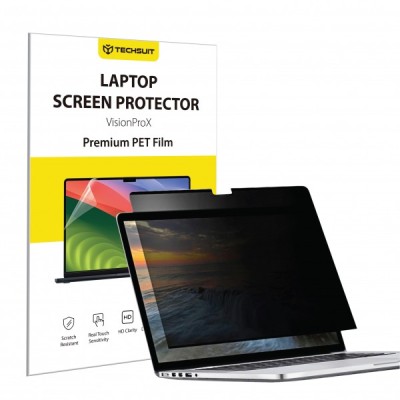Folie Protectie Ecran Privacy Techsuit VisionProX Magnetic pentru Apple MacBook Pro 16inch (2024), Plastic foto