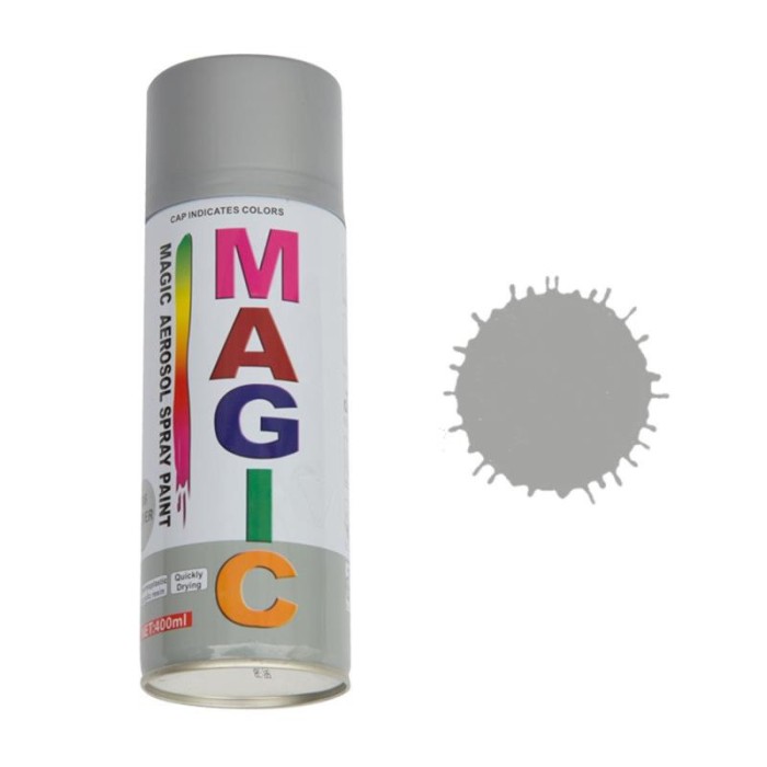 Spray vopsea gri argintiu 400 ml 13059 036