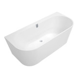 Cada freestanding, Villeroy &amp; Boch, Oberon 2.0, 180 x 80 cm, back-to-wall, alb alpin