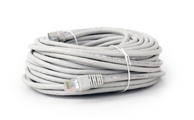 PATCH CORD UTP GEMBIRD Cat6, cupru-aluminiu, 20 m, gri, AWG26, &amp;amp;quot;PP6U-20M&amp;amp;quot; (timbru verde 0.8 lei) foto