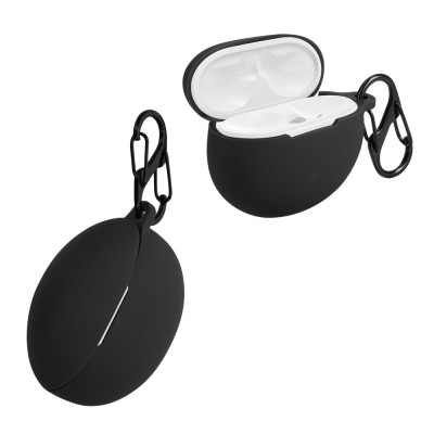 Husa kwmobile pentru Huawei Freebuds 5i, Silicon, Negru, 59282.01 foto