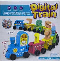 Joc tren cifre foto