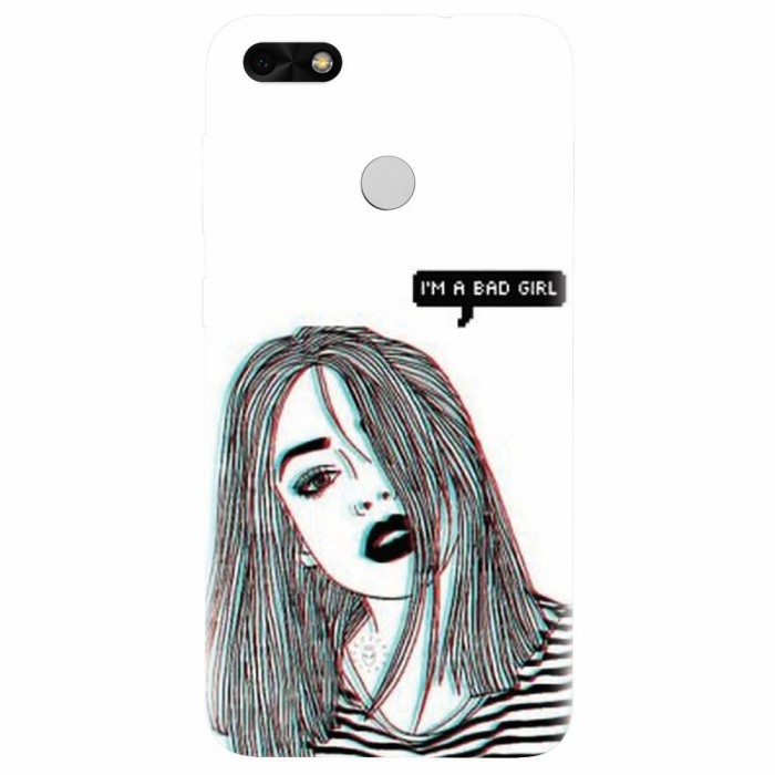 Husa silicon pentru Huawei P9 Lite mini, Im A Bad Girl