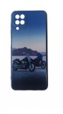 Cumpara ieftin Husa telefon compatibila cu Samsung Galaxy A12, Albastru, Motocicleta, 276HT, Silicon, Carcasa