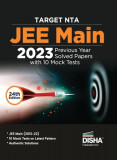 TARGET NTA JEE Main 2023 - 10 Previous Year Solved Papers with 10 Mock Tests 24th Edition Physics, Chemistry, Mathematics - PCM Optional Questions Num