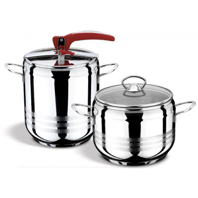 Set doua oale sub presiune Grunberg, 5 l si 7 l, inox, cadou capac yena foto