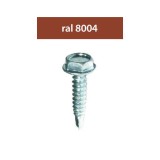 Suruburi perforatoare ral8004-aramiu 4.8x28mm, 250/set, INDEX