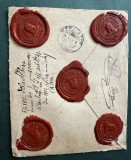 Plic recomandat 1907 emis de Albina Institutul de Credit si Economii Sibiu