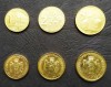 SERBIA █ SET COMPLET DE MONEDE █ 1, 2, 5 Dinara █ 2021 █ UNC, Europa