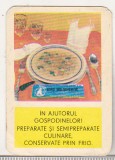 bnk cld Calendar de buzunar - 1979 - Preparate si semipreparate culinare