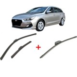 Cumpara ieftin Set 3 stergatoare HYUNDAI i30 Kombi Van (GDE, GD) 2015 - 2017, pentru parbriz si luneta, Bosch Aerotwin