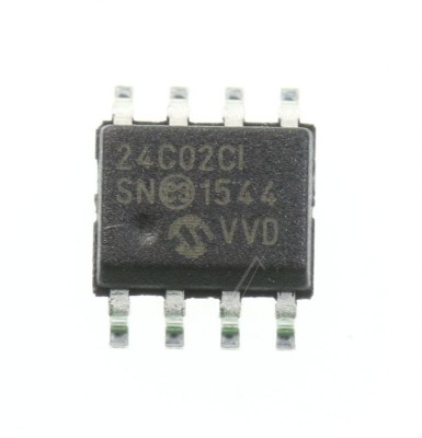 24C02CI CI EEPROM, SMD SOIC-8 24C02C-I/SN MICROCHIP foto