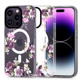 Husa Tech-Protect Magmood MagSafe pentru Apple iPhone 13 Pro Max Primava Floral, Silicon, Carcasa