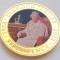 13. Moneda Jersey 50 pence 2012 (Diamond Jubilee - Gold Plated)