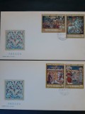 1971 - Fresce - serie + colita nedantelata - LP781 + LP782 - FDC-uri