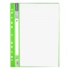 Dosar Plastic, Model A4, Culoare Verde Lime, Sina, Capacitate 20 Foli