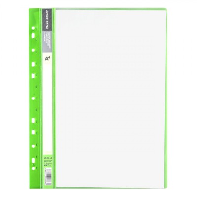 Dosar Plastic, Model A4, Culoare Verde Lime, Sina, Capacitate 20 Foli foto