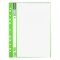 Dosar Plastic, Model A4, Culoare Verde Lime, Sina, Capacitate 20 Foli