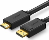 CABLU video Ugreen, &quot;DP101&quot; DP (T) la HDMI (T) 4K la 30Hz, lungime 3m, negru &quot;10203&quot; (timbru verde 0.08 lei) - 6957303812035