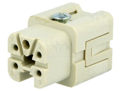 Conector HDC Inserturi Mamă 5 4 PE 10A foto