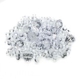 Strass-uri din Plastic Transparente, 3 Marimi, 90g, CMCLASS